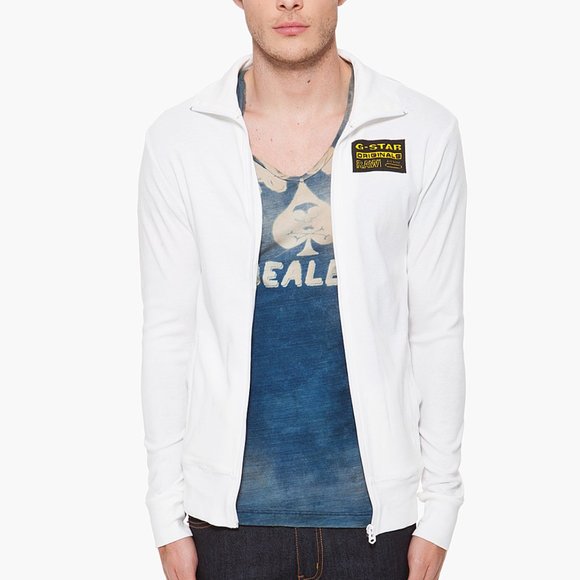 G-Star Raw Men's Jake Long Sleeve Tweater sweater jacket - Picture 4 of 11